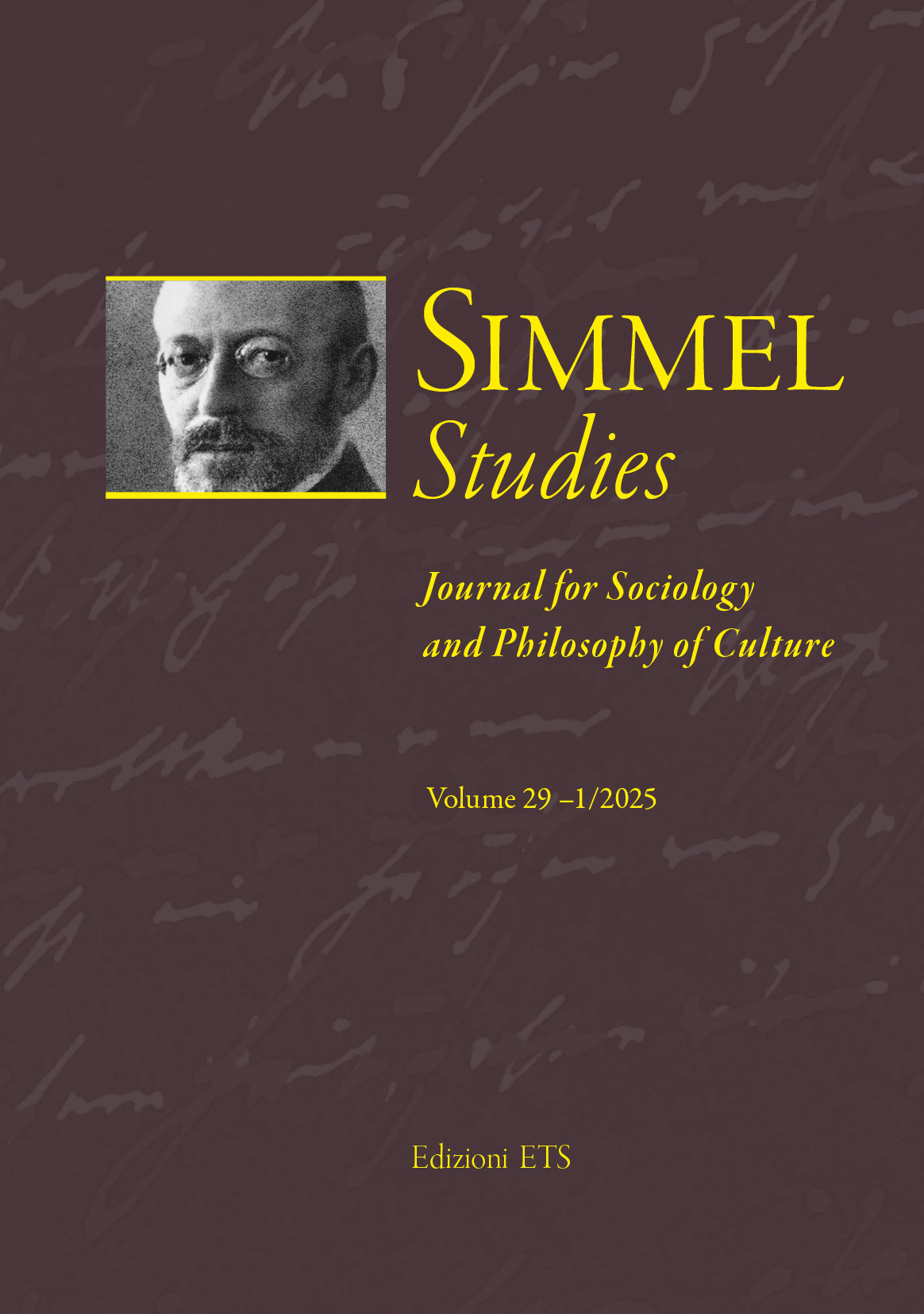 					View Vol. 29 No. 1 (2025): Simmel and Critical Theory
				